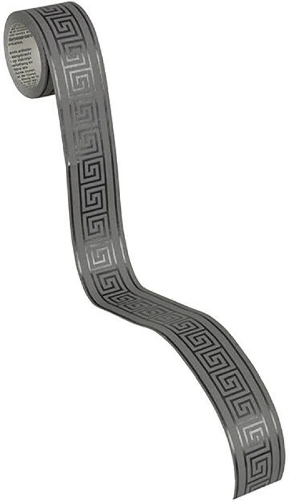 Bordüür Graphics 5 m x 4 cm, must