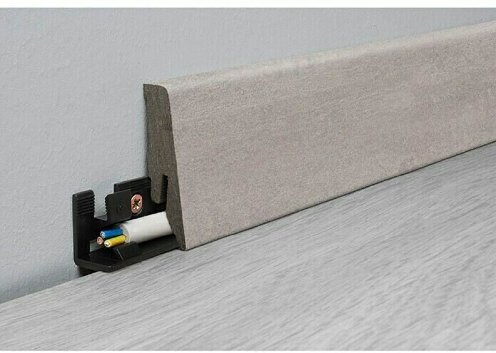 Põrandaliist Logoclic Aquaprotect Grace 18 x 58 x 2600 mm