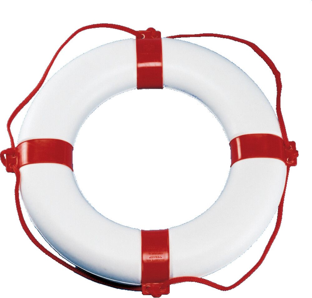 Päästerõngas Seilflechter valge/punane Ø 60 cm