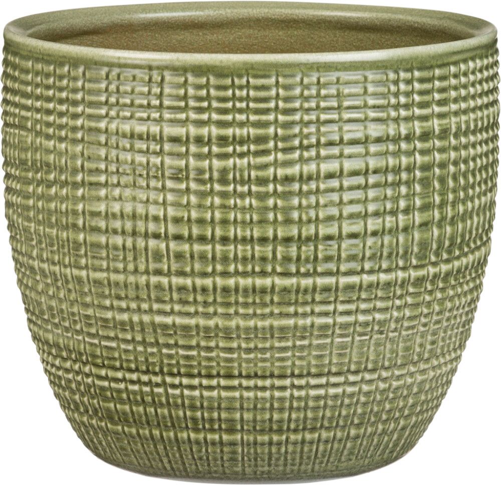 Ümbrispott Corteza P14 roheline