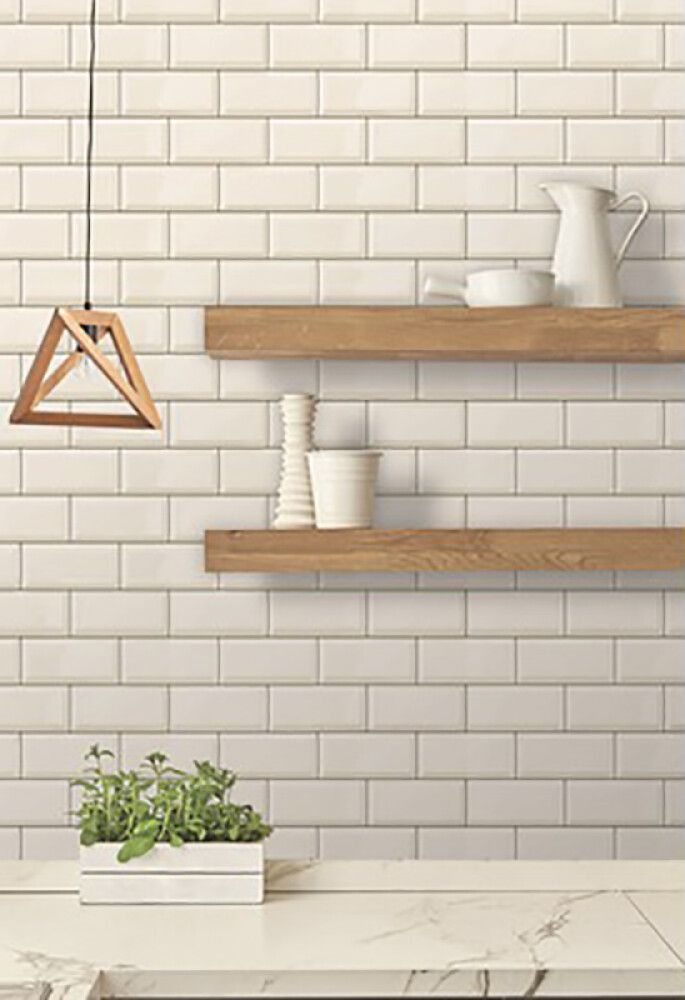 Niiskuskindel seinakate d-c-wall® Ceramics Subway Tiles 67,5 cm
