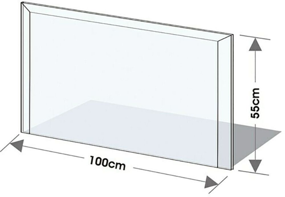 Kaminaesine klaas Lienbacher 55 x 100 cm