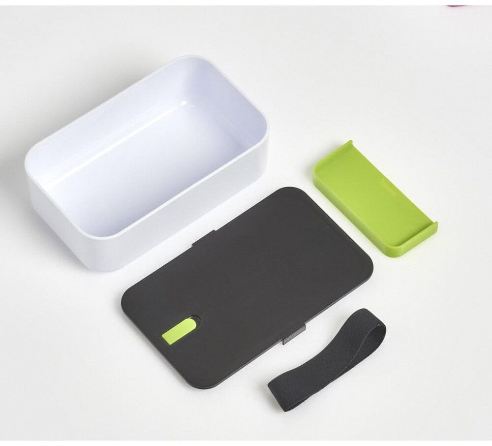 Einekarp 19 x 12 x 7 cm, valge/must/roheline