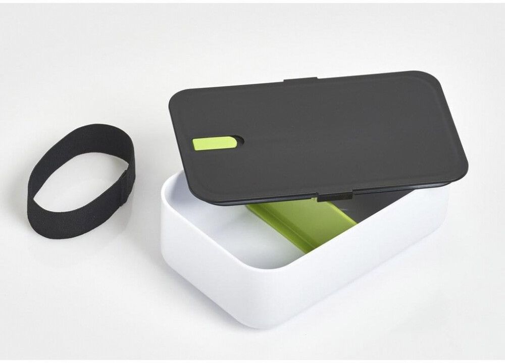 Einekarp 19 x 12 x 7 cm, valge/must/roheline