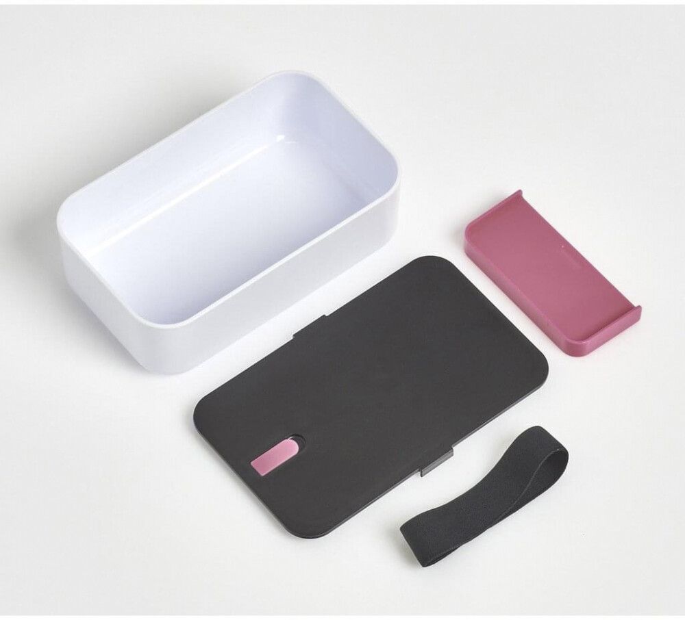 Einekarp 19 x 12 x 7 cm, valge/must/roosa