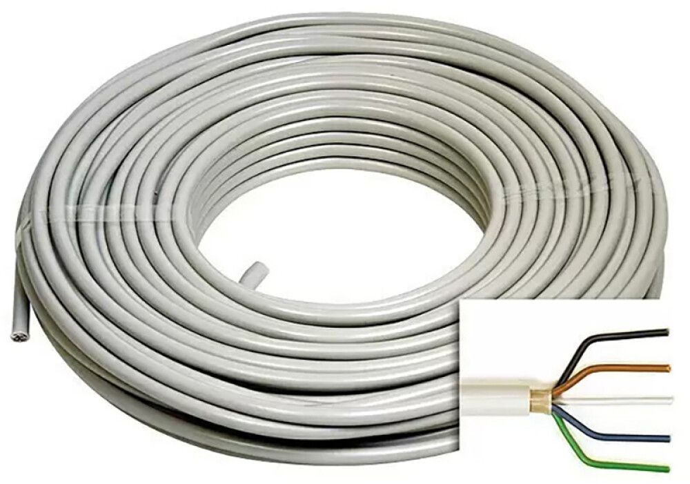 Paigalduskaabel Kabelexpress NYM-J5x2,5 hall 100 m