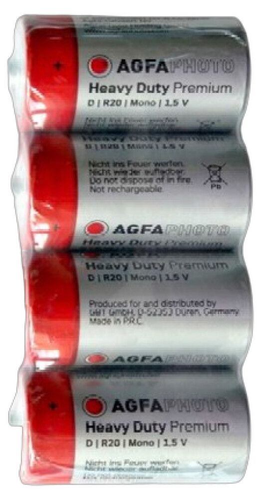 Patareid Agfaphoto Sper Heavy Duty D - 4 tk