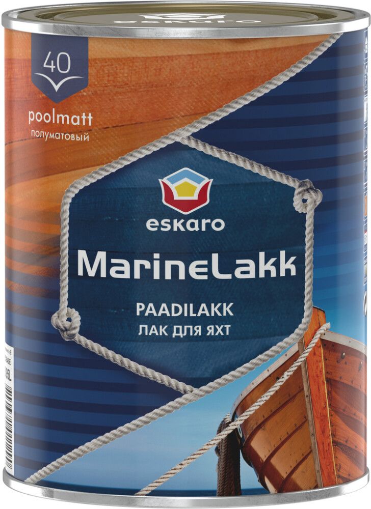 Paadilakk Eskaro MarineLakk 40 poolmatt 0,95 l