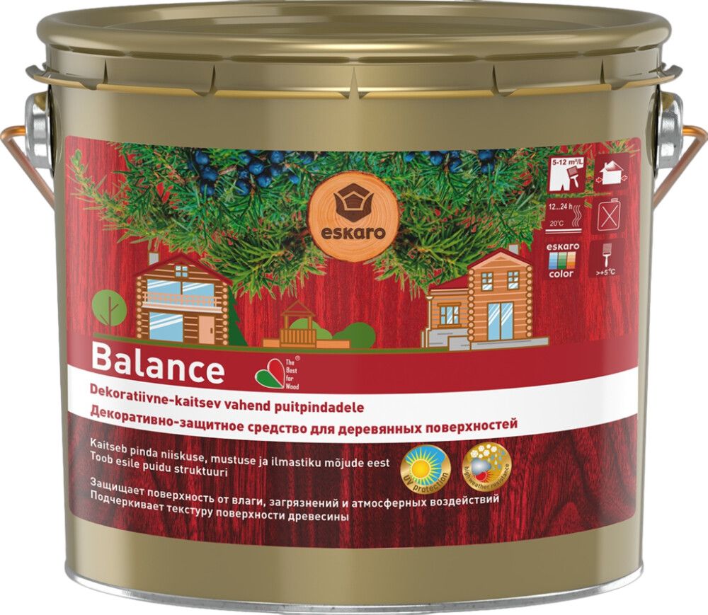 Puidukaitsevahend Eskaro Balance, mahagon 2,7 l