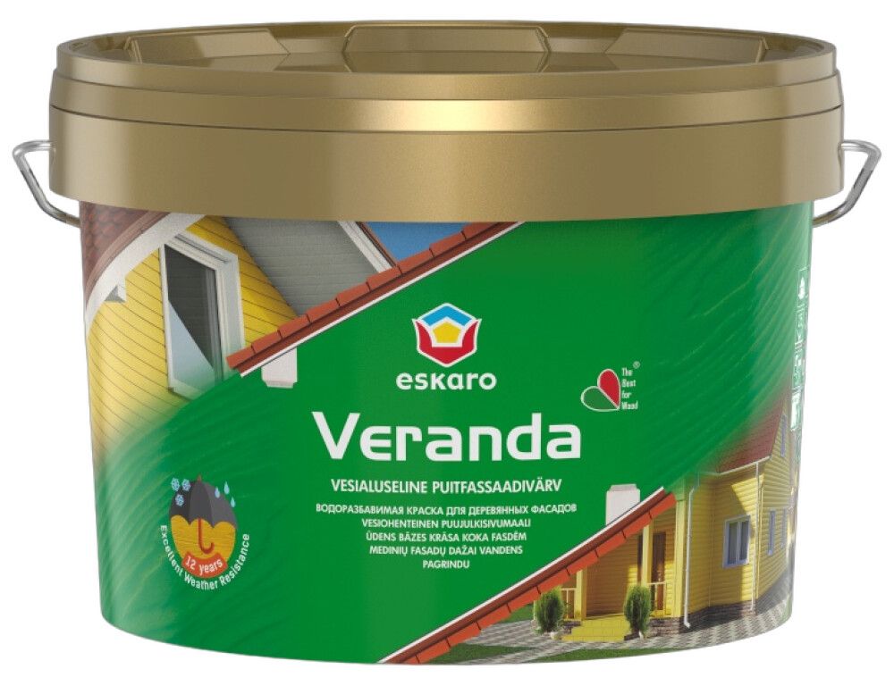 Fassaadivärv Eskaro Veranda TR ainult toonimiseks 9 l