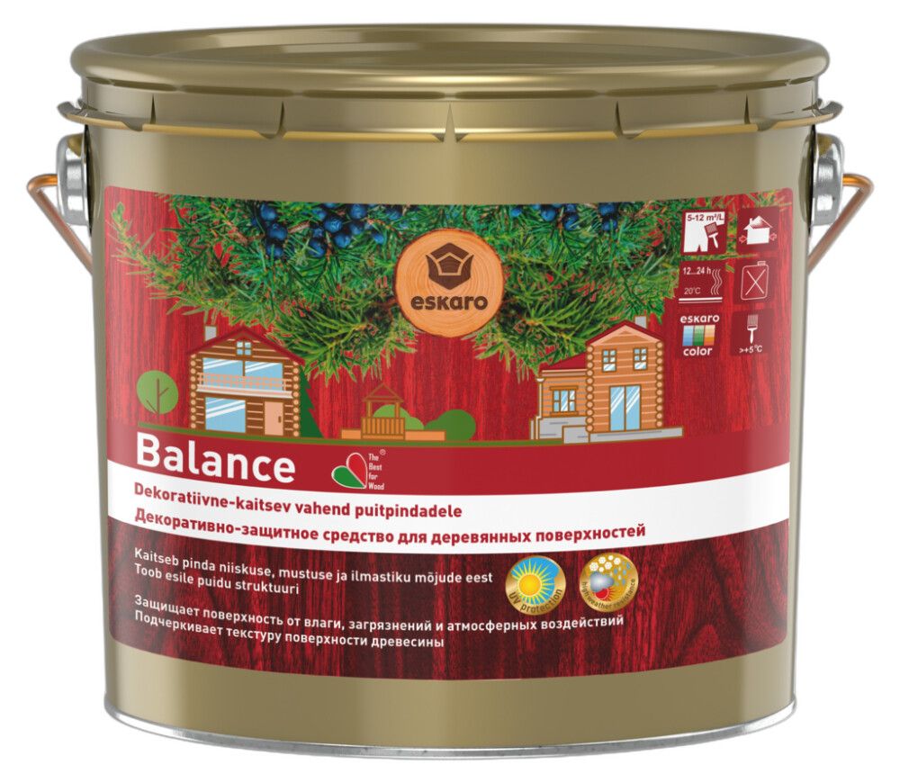 Puidukaitsevahend Eskaro Balance, palisander 2,7 l