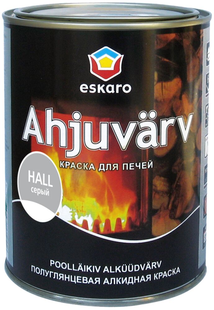 Ahjuvärv Eskaro hall - 0,9 l