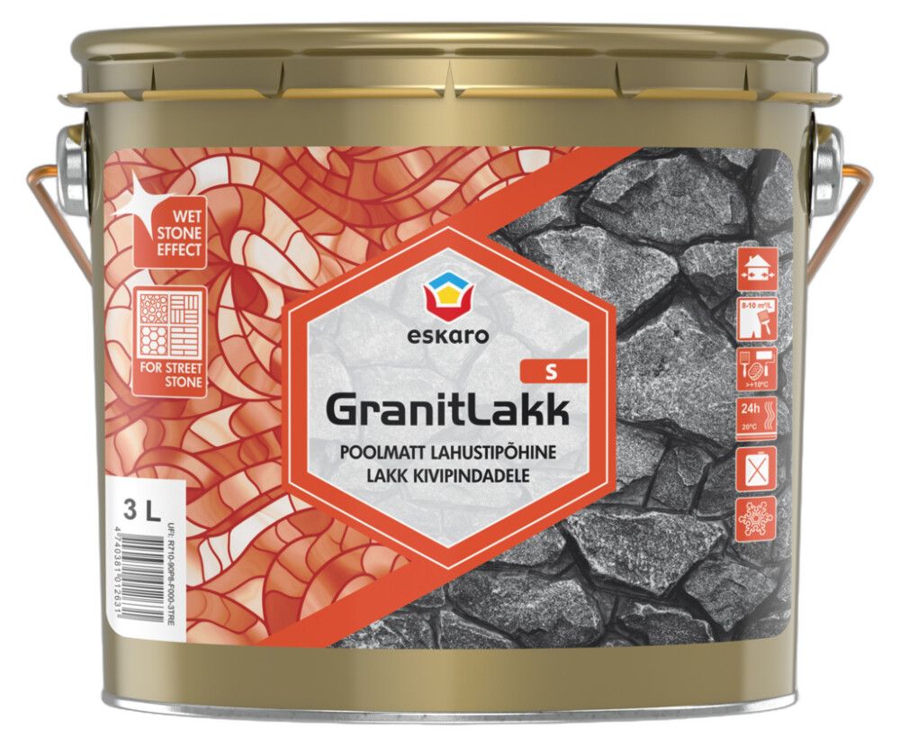 Lakk kivipindadele Eskaro GranitLakk S 3 l