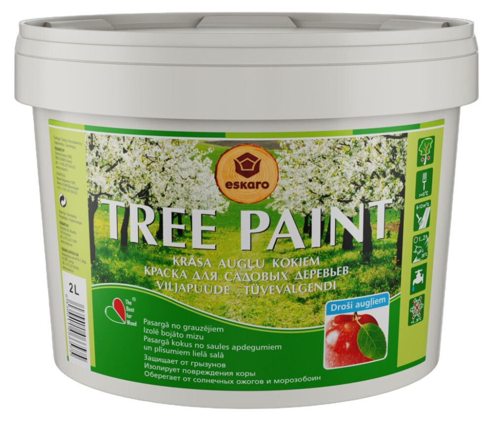 Viljapuude tüvevalgendi Eskaro Tree Paint 2 l