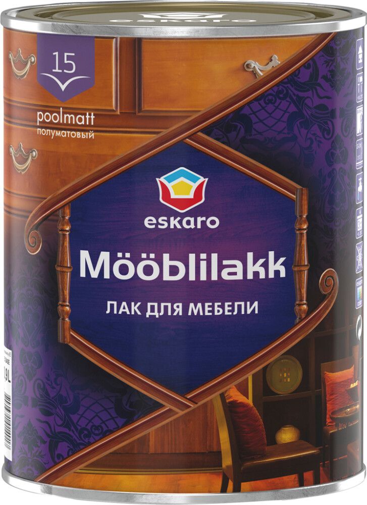 Mööblilakk 15 Eskaro 0,9 l