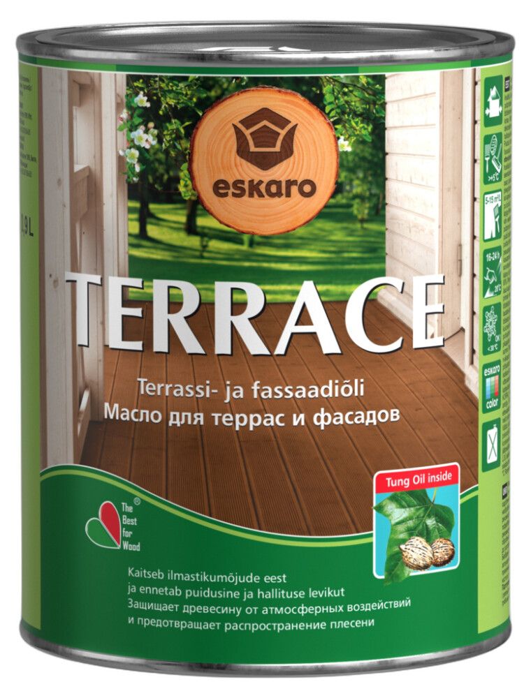 Terrassiõli Eskaro Terrace, hall 0,9 l