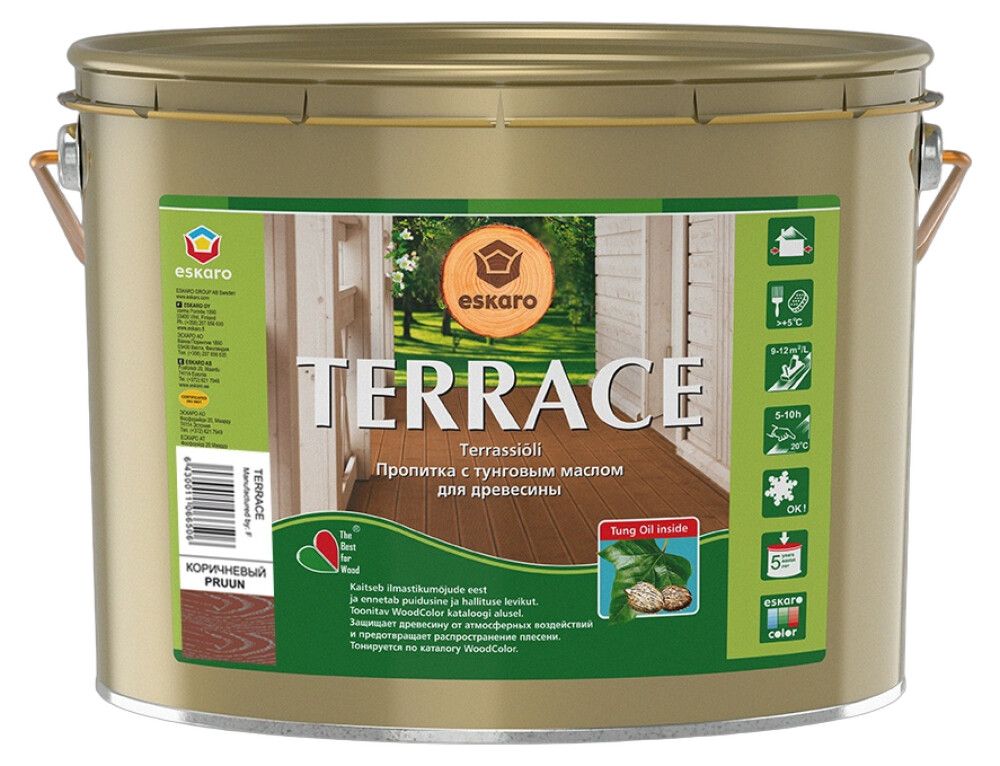 Terrassiõli Eskaro Terrace, pruun 9 l