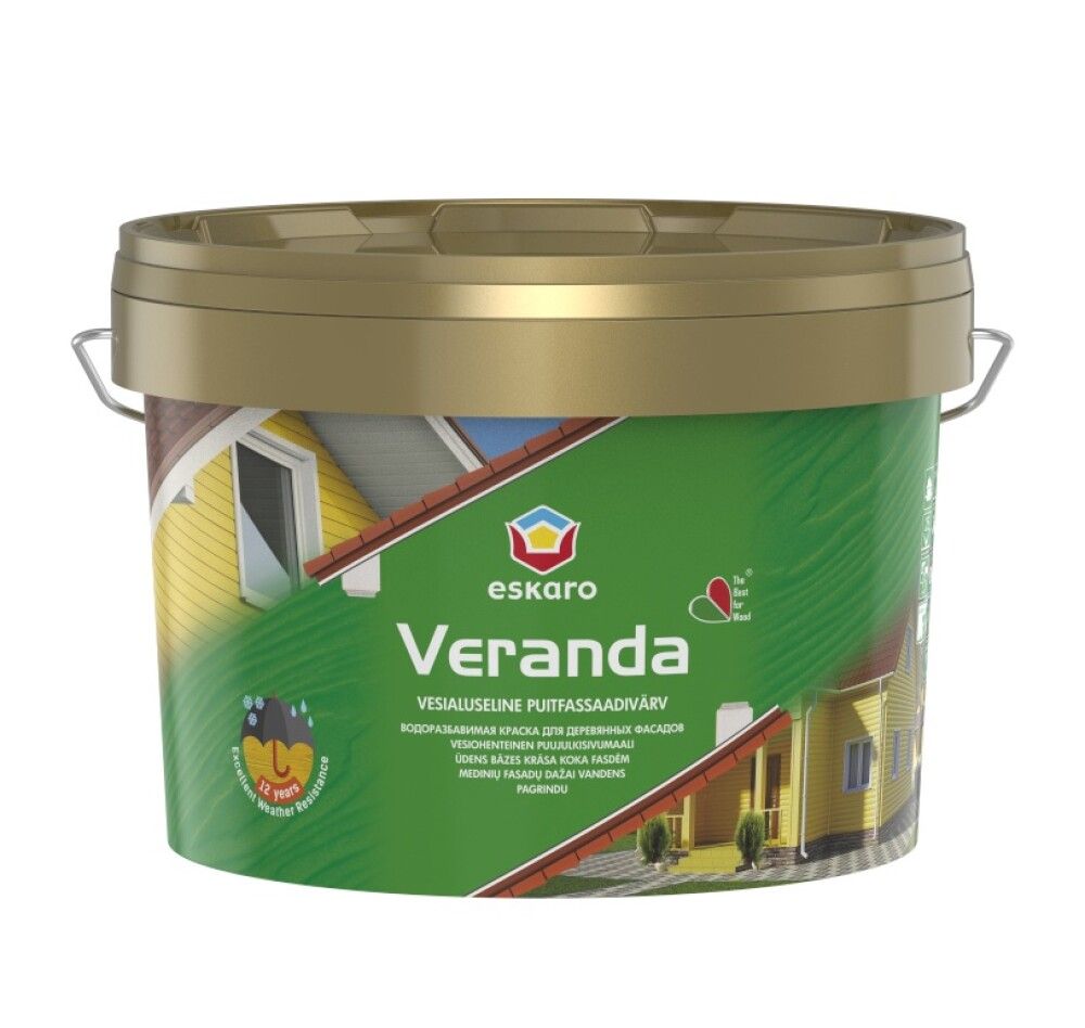 Fassaadivärv Eskaro Veranda 2,85 l, kollane