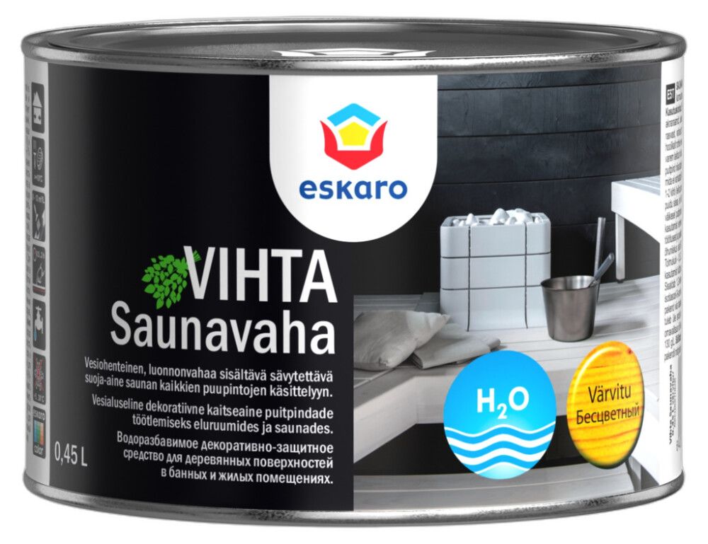 Saunavaha Eskaro Vihta, 0,45 l värvitu
