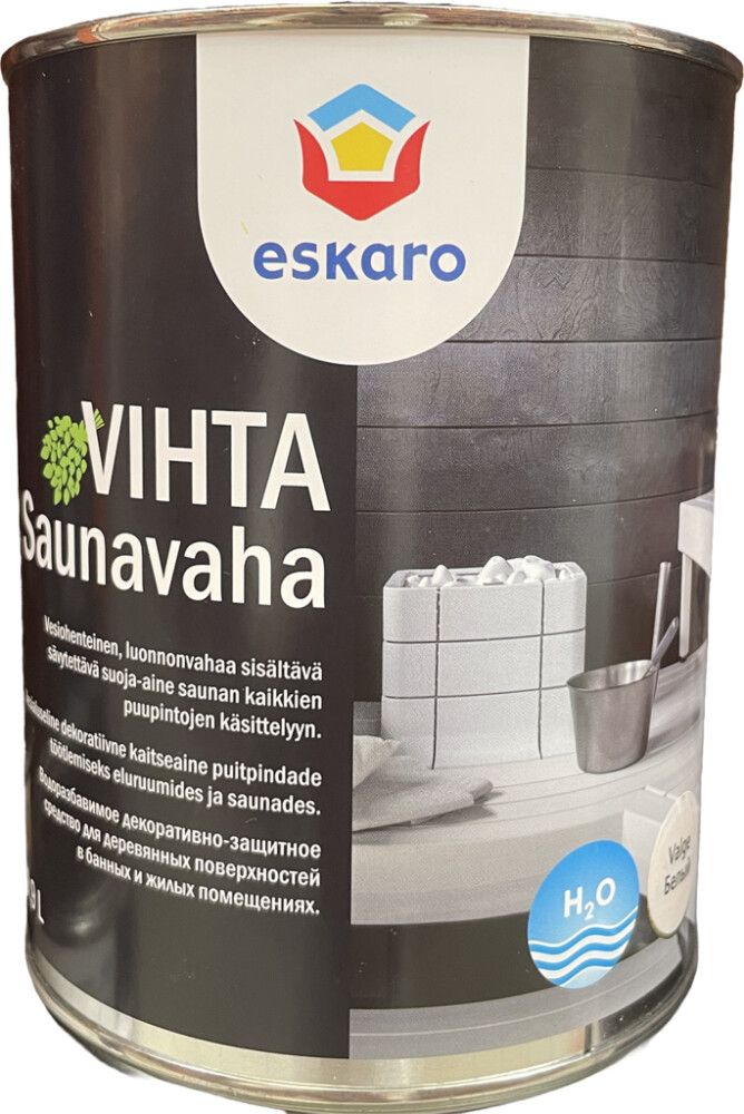 Saunavaha Eskaro Vihta, 0,9 l valge
