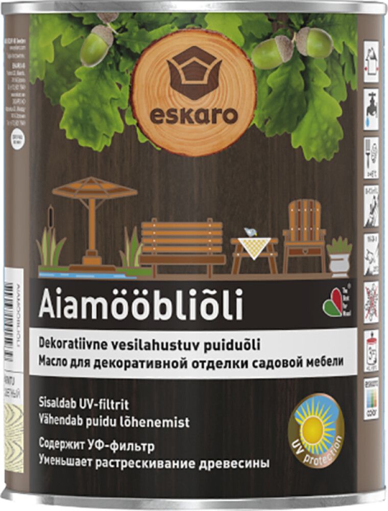 Aiamööbliõli Eskaro 0,9 l värvitu