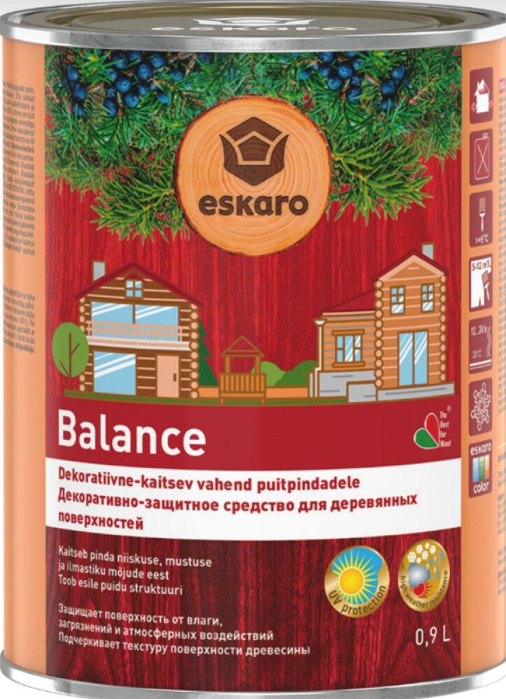 Puidukaitsevahend Eskaro Balance, mahagon 0,9 l