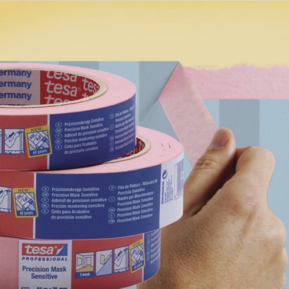 Maalriteip tesa® Professional Presision Sensitive 50 m x 25 mm