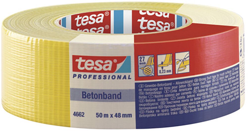 Betooniteip tesa® Professional 50 m x 48 mm