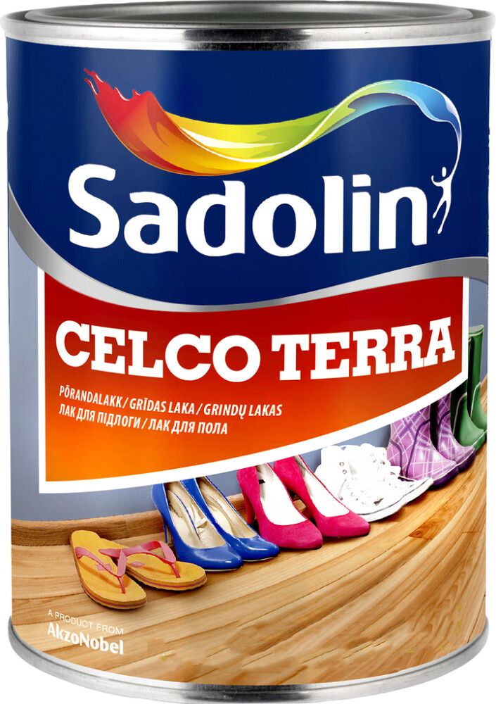 Põrandalakk Celco Terra, poolläikiv 1 l