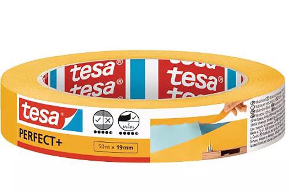 Maalriteip tesa® Perfect+ 50 m x 19 mm