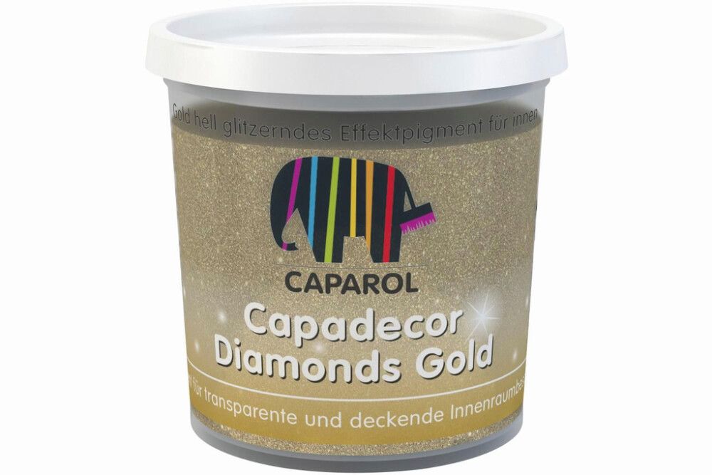 Efektpigment Caparol Capadecor Diamonds, kuldne 75 g