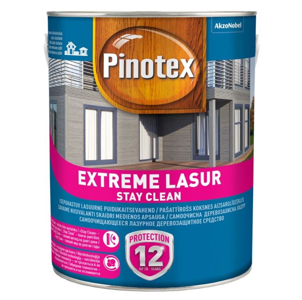 Puidukaitsevahend Pinotex Extreme Lasur, 1 l varsakabi
