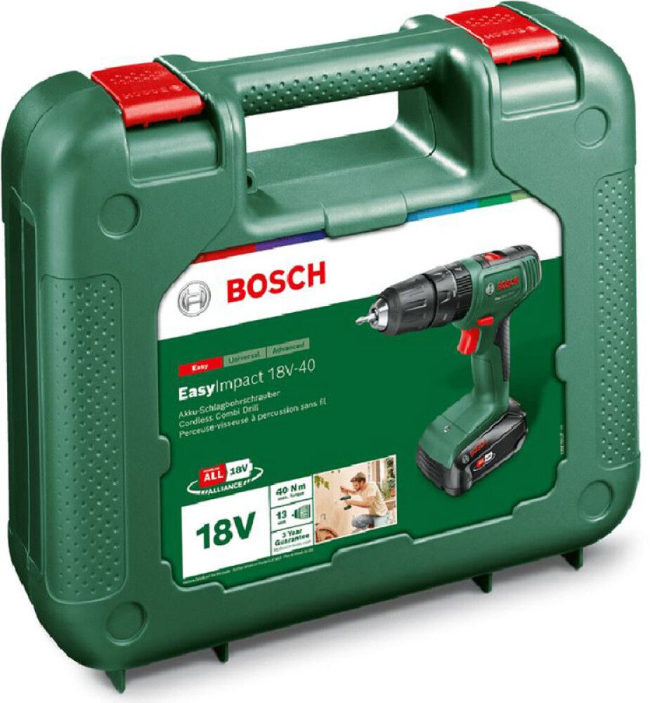 Akulööktrell-kruvikeeraja Bosch EasyImpact 18V-40 1,5 Ah