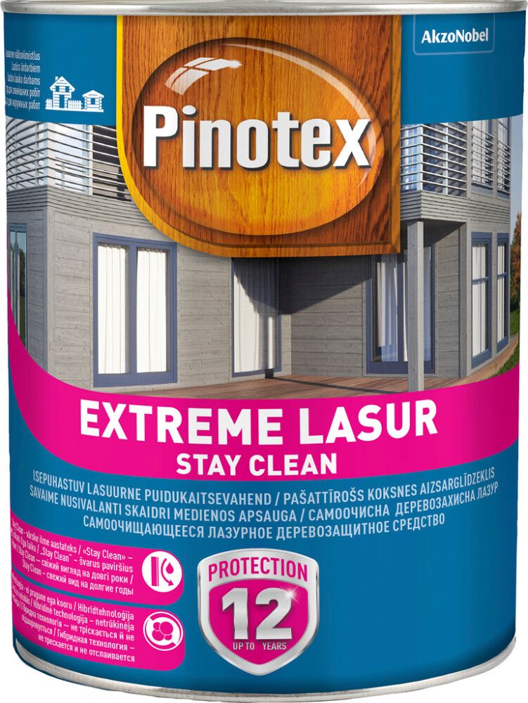 Puidukaitsevahend Pinotex Extreme Lasur 3 l värvitu