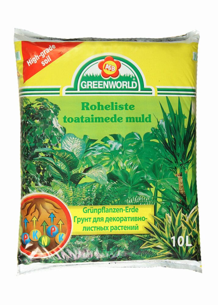 Roheliste toataimede muld 10 l