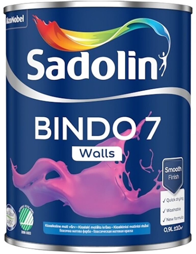Seinavärv Sadolin Bindo 7 BC ainult toonimiseks 0,84 l