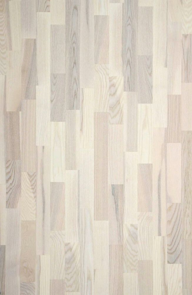 Parkett BW 3-lipiline saar Nature valge matt lakk 13,3 mm