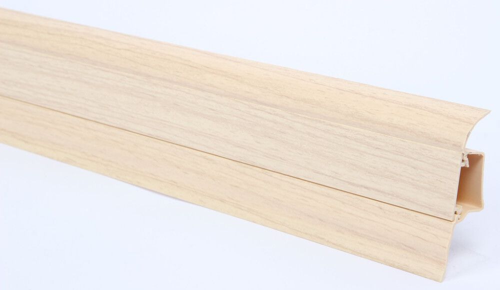 Sokliliist Döllken SLK50 PVC valge tamm 25 x 50 x 2500 mm