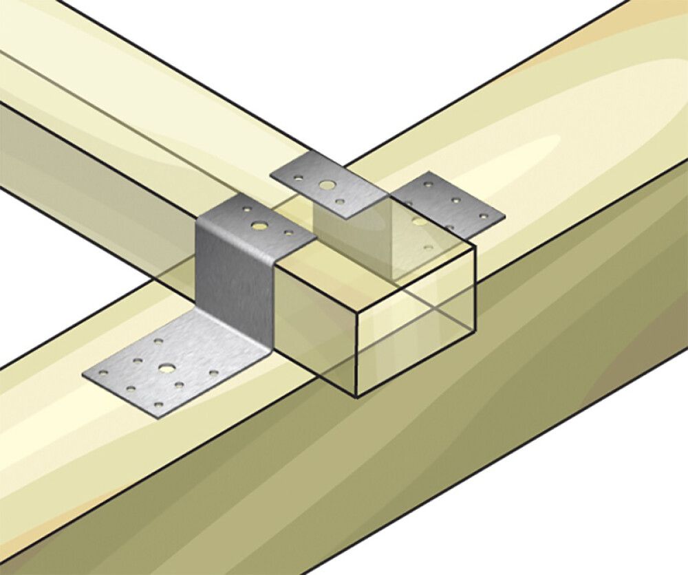 Naelutusnurk- Z Arras 100 x 55 x 50 x 32 mm