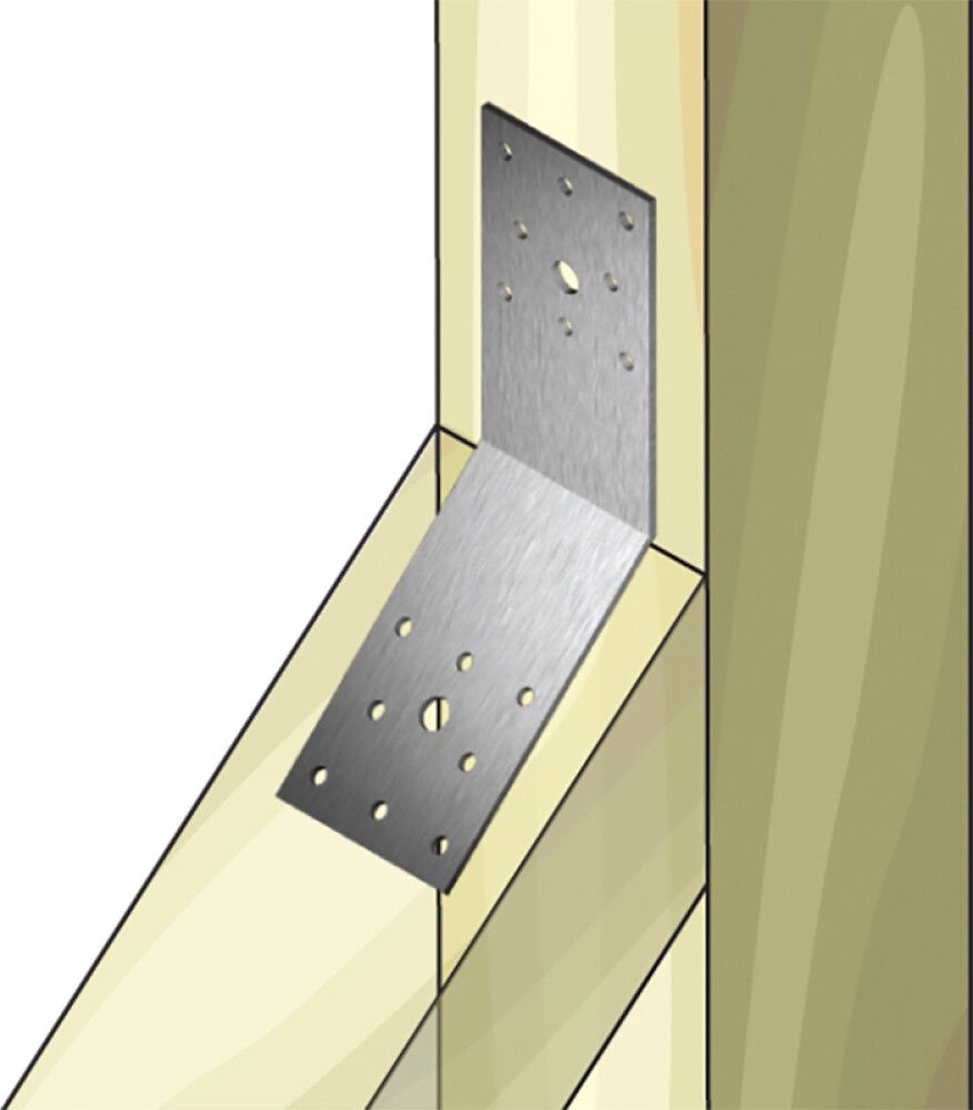 Naelutusnurk Arras 135°, 70 x 70 x 55 mm