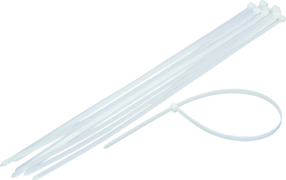 Kaablisidemed Haupa 142 x 2,5 mm 100 tk valge