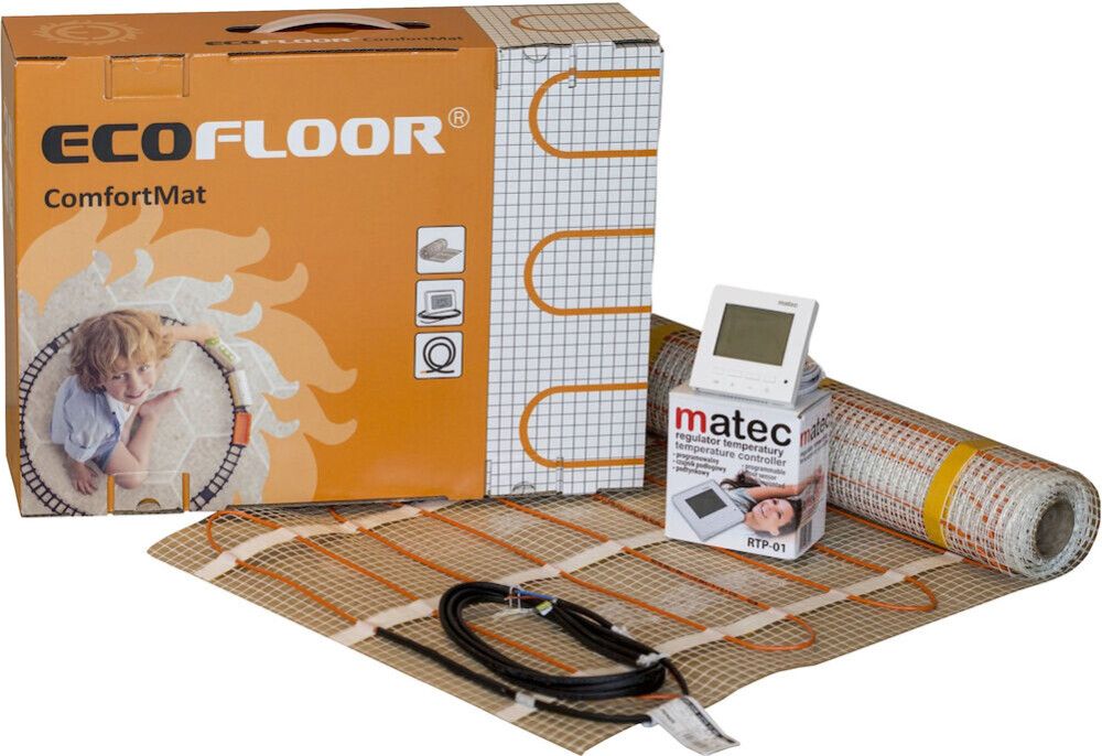 Põrandaküttematt Fenix Ecofloor ComfortMat 160W/3,4 m²