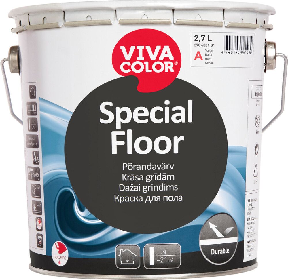 Põrandavärv Special Floor 2,7 l