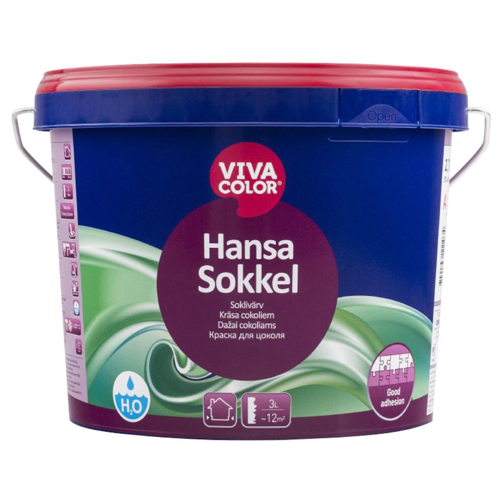 Soklivärv Vivacolor Hansa Sokkel C ainult toonimiseks 2,7 l