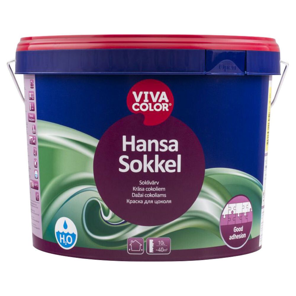 Soklivärv Vivacolor Hansa Sokkel C ainult toonimiseks 9 l