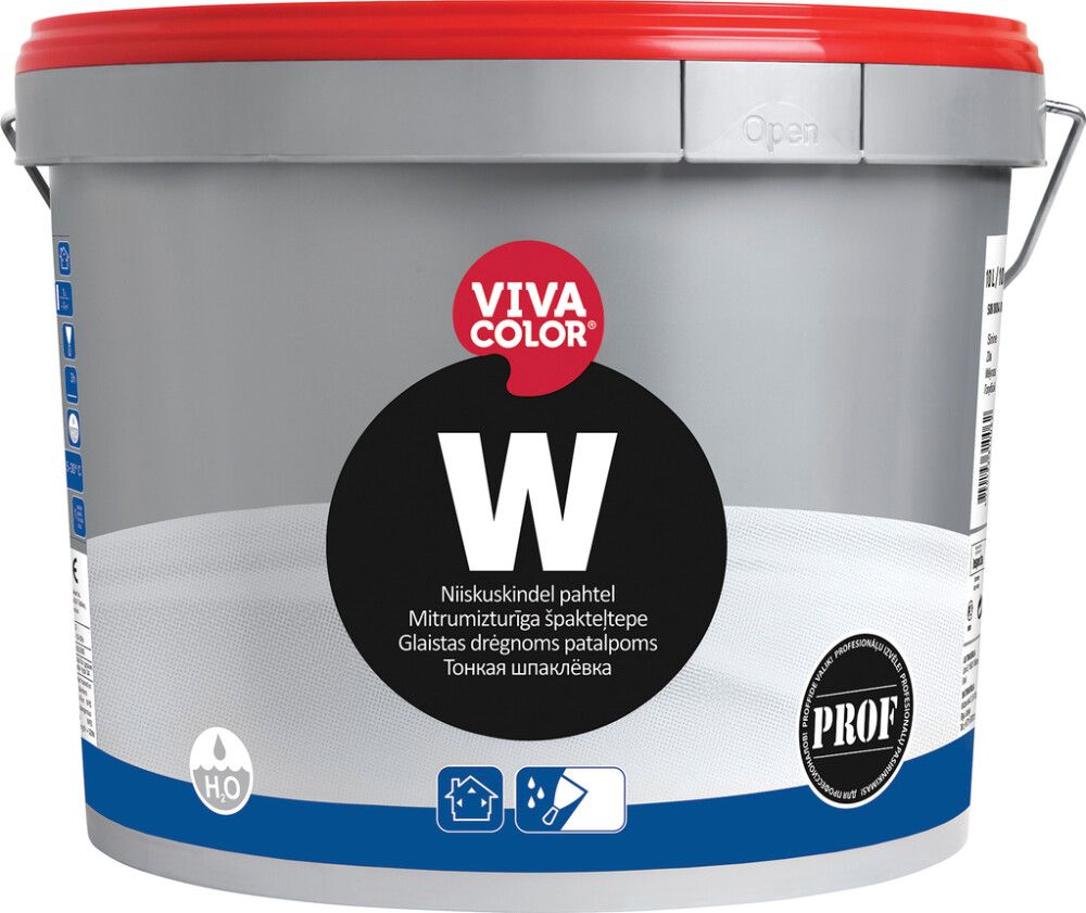 Niiskuskindel pahtel Vivacolor W 10 l