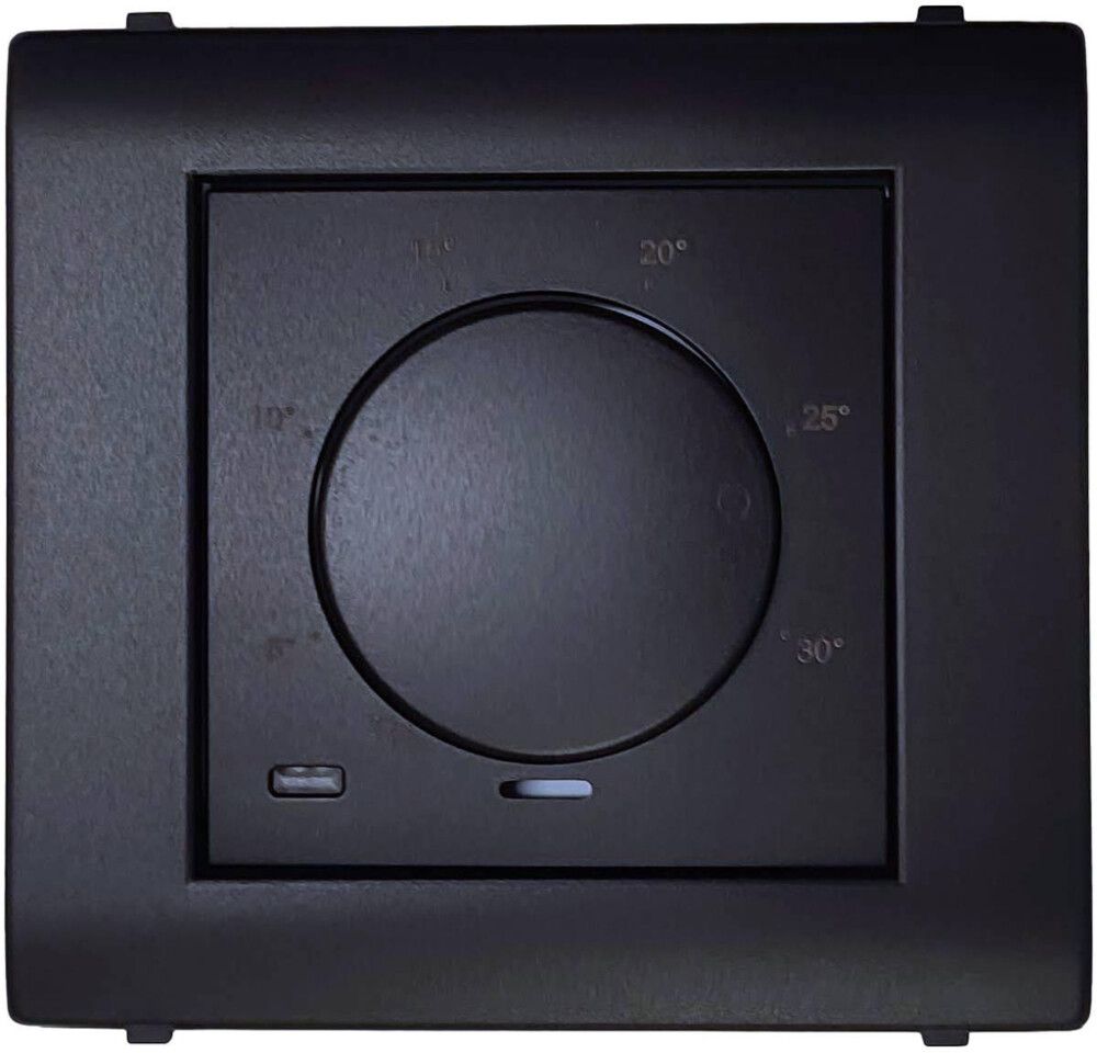 Põrandakütte termostaat Efapel Apolo must