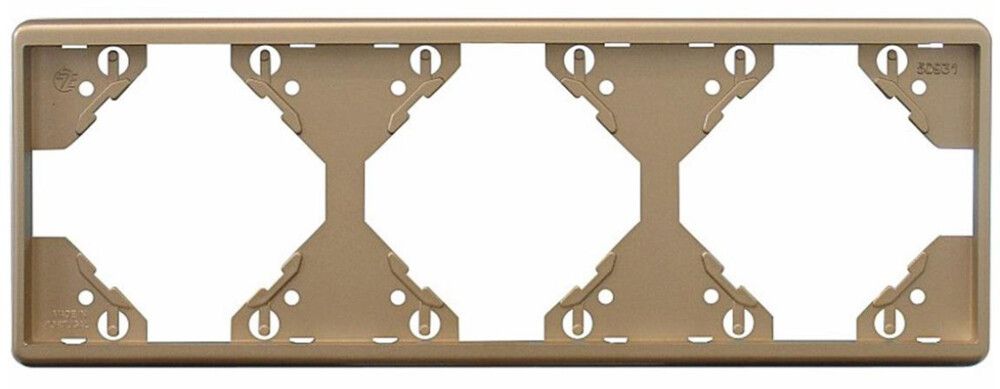 Raam Efapel Apolo 3-ne horisontaalne champagne