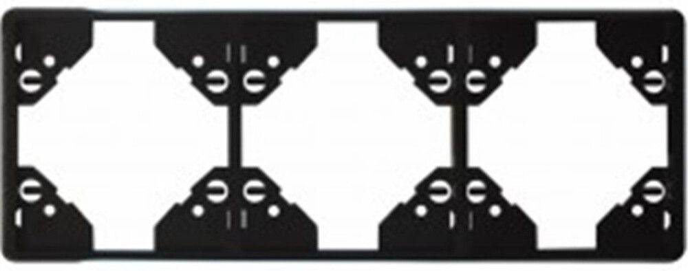 Raam Efapel Apolo 3-ne horisontaalne must