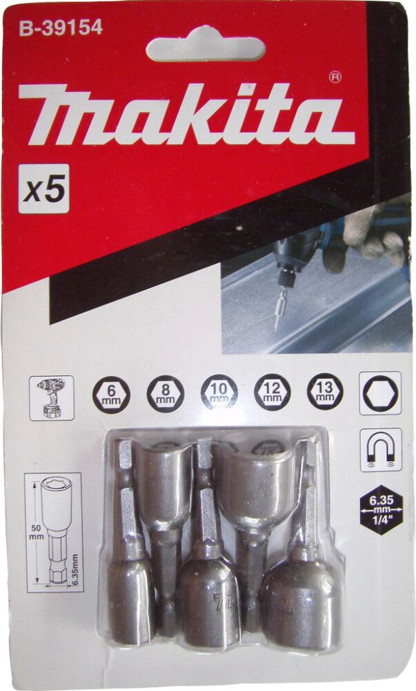 Magneetiliste padrunite komplekt Makita 5 osaline